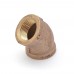 3/4" FPT Brass 45° Elbow, Lead-Free