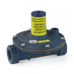 1/2" Gas Appliance & Line Pressure Regulator w/ Imblue Coating (325-3L series)