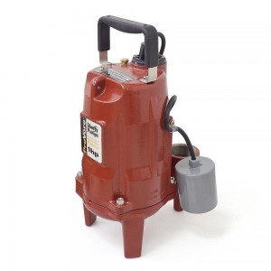 Automatic ProVore Residential Grinder Pump w/ Wide Angle Float Switch, 1HP, 25' cord, 230V