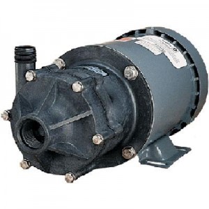 Magnetic Drive Pump for Highly Corrosive, 1/2HP, 115/230V, 1-Phase