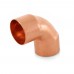 1” x 1/4” Copper 90° Reducing Elbow